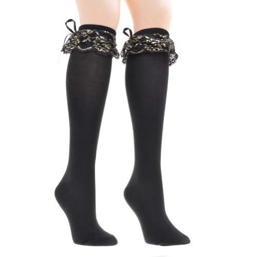 Image of Angelina Novelty Assorted KNEE HIGH Women's Kids Girls Socks