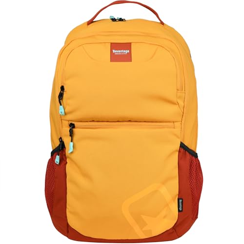 Bevantage Mochila casual de viagem urbana resistente à água para laptop 25L, Amarelo