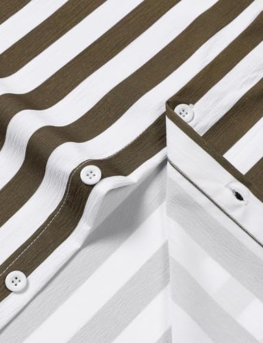Image of JEMITOP Mens Stretch Wrinkle Free Texture Shirts