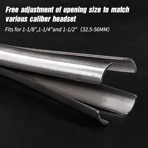Image of PACYTION Bicycle Headset Cup Remover Tool, Stainless Steel | Bike Headset Cup Removal Tools ( for 1-1 /2, 1-1 /4 and 1-1 /8 inch)