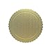 3 Piatti Torta Rotondi, 20cm, Piatto Fondo Rotondo in Cartone, Base Piatto Torta per La Decorazione di Torte Torte di Compleanno Nuziali, Oro