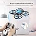 4DRC Mini Drohne für Kinder Handbetriebener RC Quadcopter mit 3 Batterien Längere Flugzeit, Höhenhaltung, Headless-Modus, Throwing GO, 3D Flip und 3 Geschwindigkeitsmodi Flugzeug für Anfänger, Blau