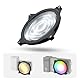 ZHIYUN Mini-Linsenreflektor (ZY-Mount), Einstellbarer Lichtmodifikator, 5-fache Helligkeitssteigerung, Geeignet für X100RGB/X100Bi-Color/CX100/X60/CX50 für Fotografie, 99g, Mini Diffusor