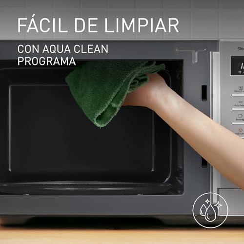 Panasonic NN-SD36QSEPG Horno Microondas de 29 L, 1000 W, Descongelación Automática, 11 Programas Automáticos, Temporizador, Plateado - imagen 8