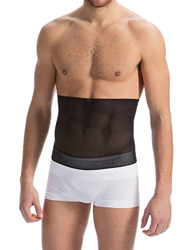 Farmacell 605RS Light Breathable Unisex Shaping mesh Girdle splints Anti Rolling Down, 100% Made in Italy