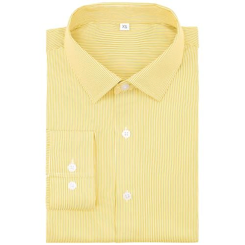 Men's Dress Shirts Long Sleeve Button Down Striped Shirt for Men Regular Fit Wrinkle Resistant Shirts