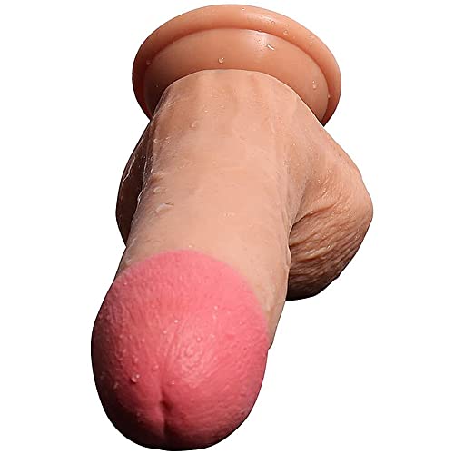 SXOVO Realistischer Dildo für Frauen mit Starke Saugnapf 5CM Durchmesser Dick Silikon Penis Anal Plug – Bild 7