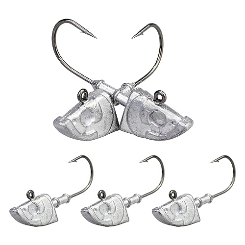 Hameçons à tête plombée swimbait pour la pêche en mer et eau douce