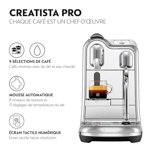 Machine à café Nespresso Creatista Pro
