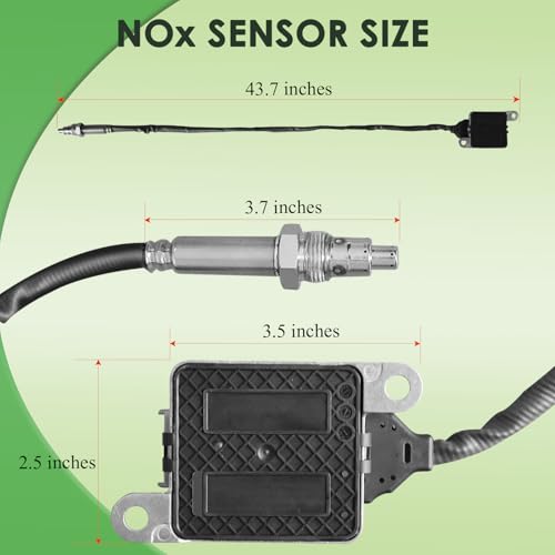 Outlet NOx Nitrogen Oxide Sensor - Compatible with RAM Vehicles - 3500 2014, 4500 2013-2015, 5500 2013-2015 - Replace# 5WK96730 - Downstream - Image 7
