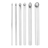 ⦾Embalaje de varios tamaños: hecho de un receptor perforado de acero inoxidable de alta calidad, hay 5 tamaños para satisfacer sus diferentes requisitos, a saber, 3 mm / 4 mm / 5 mm / 6 mm / 8 mm.