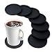 MarhJean Silicone Drink Coasters Set of 8, Anti-Slip Durable Reusable Coasters for Glasses Cups Mugs, Perfect To Protect Patio Furniture, Dinner Table or Bar, No More Water Rings and Wet Sticky Tables
