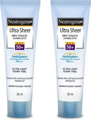 NEUTROGENA Ultra Sheer Dry Touch Sunblock 30ml 2PCS - SPF 50+
