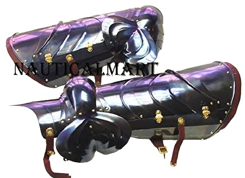 NauticalMart Medieval Fully Functional Upper Leg Plate Armor Pair Leg Guards