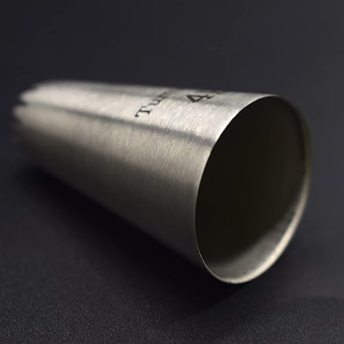 Miniatura 6 de Tumtanm Boquillas grandes para tuberías, 4 piezas #2CZ #D66#4B #1M de acero inoxidable sin costuras para glaseado para cupcakes y hornear