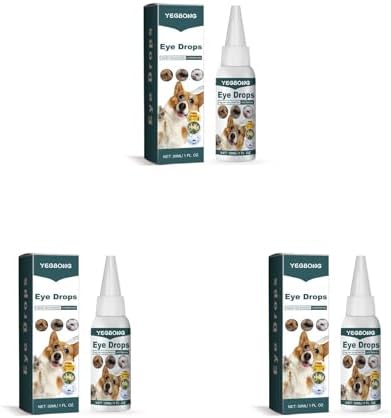 Augentropfen für Hund & Katze 30 ml, Augenreiniger lindert Juckreiz und Irritationen, Trockenheit, Schwellungen, Tränenf