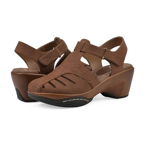 Women's White Heeled Clog