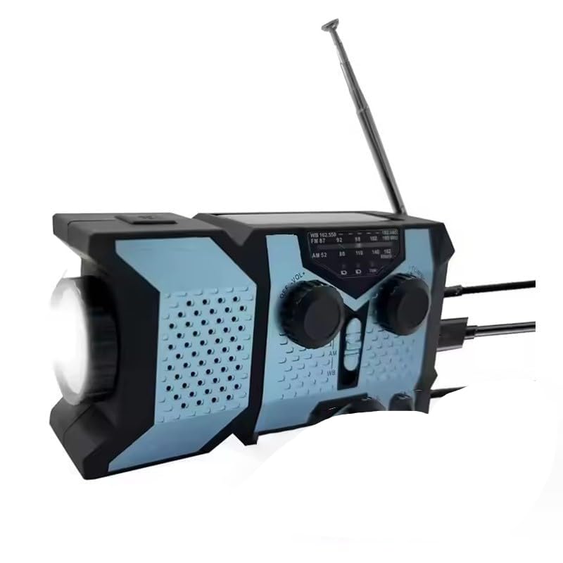 Radio Solaire d’Urgence avec Fonction D'éclairage