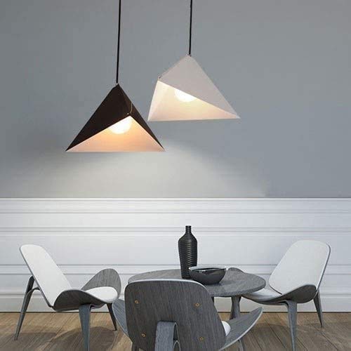 Plafonnier lustre moderne suspension géométrique E27 salon et cuisine - 5