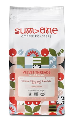 Velvet Threads — Smooth Operator | Café en grano orgánico tostado oscuro miniatura 1
