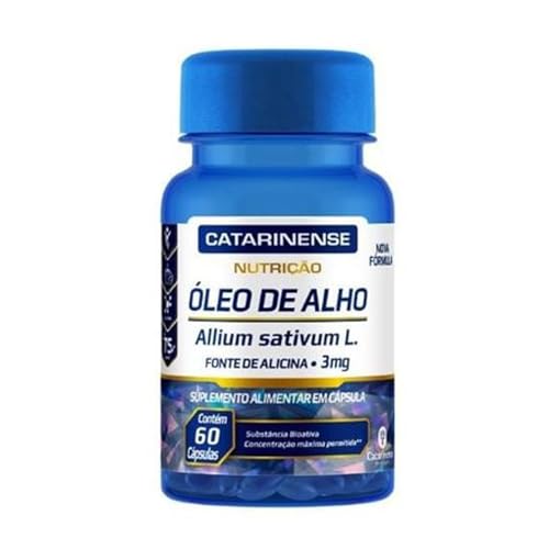 Oleo de Alho Desodorizado - Sem Odor 60 Capsulas Catarinense