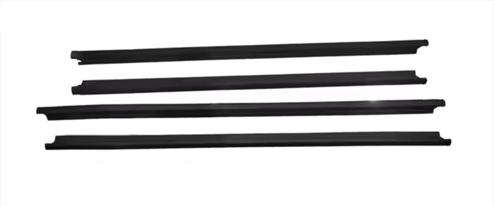 Iukmrt One Color For Toyota For Fortuner 2004-2015 Rubber Weatherstrip Window Glass Seal Door Belt Weather Strip Outside Molding Trim Car Door Seal Protector