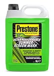 Prestone Screenwash, Ready To Use Screen Wash For Cars, High Performance Cleaning With Streak Free Formula, Maximum Visibility Summer Windscreen Washer Fluid, Removes Stubborn Dirt, 5L Bottle