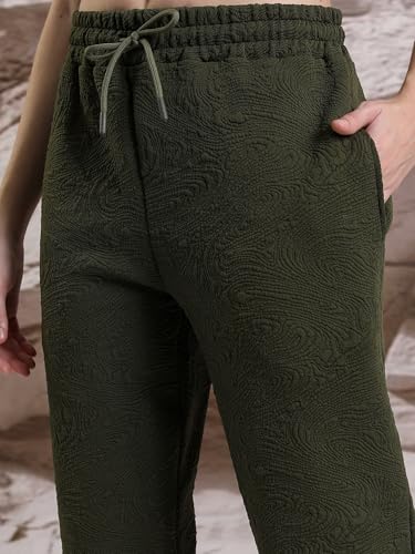 Image of Tokyo Talkies Women's Long Sleeves Shirt Collar Self Design Co-Ords|Co-Ords | Stylish Co-Ords | Casual Co-Ords