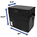 CASEMATIX Graded Comic Book Storage Fits 30 CGC Graded Comics, Hard Shell Fire Resistant Comic Bin with Three Internal Comic Book Box Dividers, Includes Zipper Lock