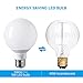 TORCHSTAR G25 LED Light Bulbs, 5W 40W Equivalent, Dimmable 450LM Globe Light Bulbs, 5000K Daylight, E26 Base Decorative Bulb, for Bathroom Vanity or Mirror, UL Listed, Pack of 6