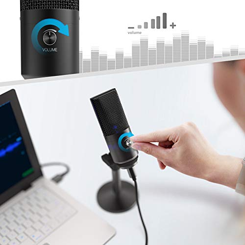 Red tide USB-Mikrofon Für Laptop Und Computer Für Die Aufnahme Streaming Twitch Voice-Overs Podcasting Für YouTube Skype… – Bild 3