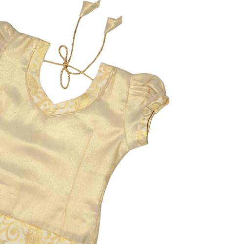 Image of Chandrakala Lehanga Pattu Pavadai For Girls Kids South Indian Dress, (KL115-P)