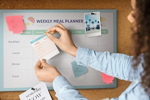 Planche en liège 60x40cm pour planifier vos repas et ranger vos notes - 4