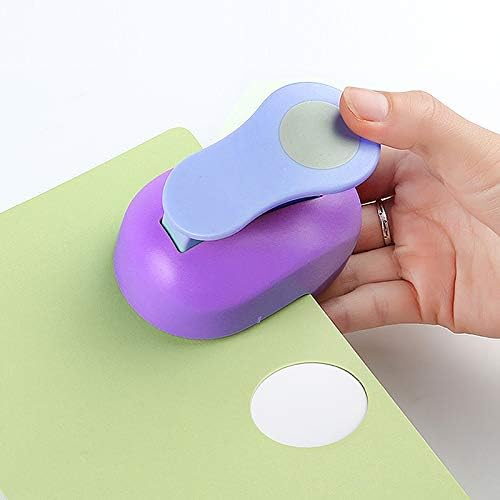 3 Pieces Shape Circle Punch, Mini Round Paper Punch 8mm 15mm 25mm for Crafting Scrapbooking Cards Arts