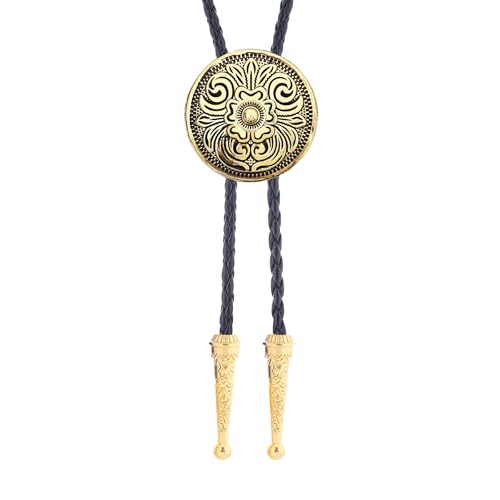 Image of Jeilwiy Bolo Tie for Men, Western Bolero Tie Cowboy Ties Native American Cowgirl Bolo Tie Accessories for Men Women