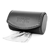 MADE TO ROAM On Dooty Pack - Premium Dog Poop Bag Holder for Leash, Vegan Leather Waste Bag Dispenser for Poop Bag Rolls - New York Afterlight