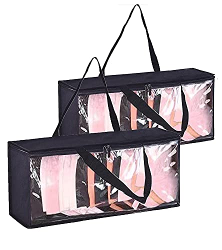 Hat Case Hat Organizer Hat Holder with Carry Handles and Dual Zipper Hat Storage for Baseball Caps Toys Underwear Bra Dust Proof (Black-2Pack) Hat Case Hat Organizer Hat Holder with Carry Handles and Dual Zipper Hat Storage for Baseball Caps Toys Underwear Bra Dust Proof (Black-2Pack)