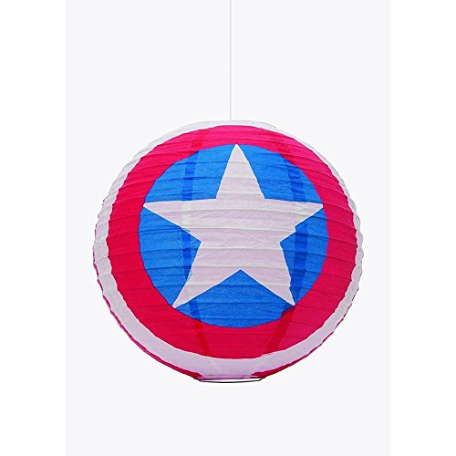 Marvel Comics Paper Light Shade Captain America 30 cm Groovy Decoration