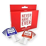Never Have I Ever Party Card Game Bundle, Pregame Edition Plus 10 Paddles, Ages 17 and Above