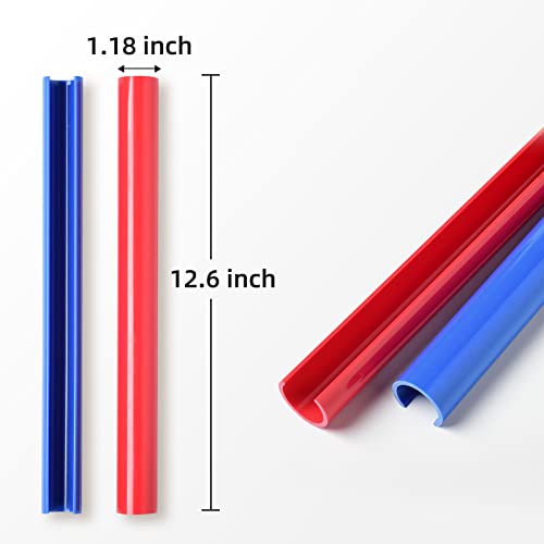 Image of AggAuto Grille Inserts Stripes Compatible With BMW F20 F30 2011-2021 328i /320i /335i /428i, Red & Blue Grill Insert Accessories Compatible With 1 /2 /3 /4 /5 Series F21 /F22 /F23 /F45 /F46 /F31 /F32 /F33 /F34 /F36
