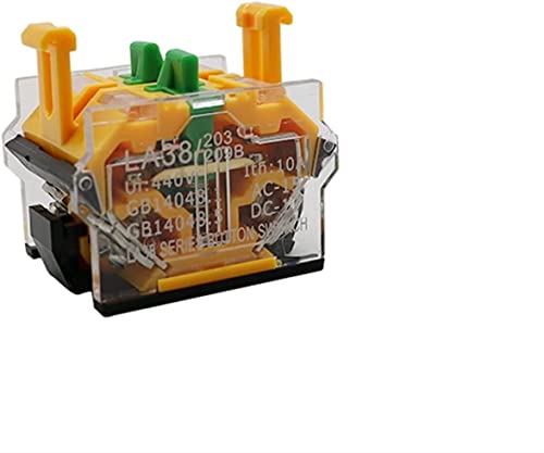 Interrupteur rotatif 22mm 2NO à verrouillage bouton de sélecteur DPST 10A pour circuit