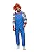 Smiffys 50265M - Disfraz de Chucky con licencia oficial, para hombre, talla M, 96,5-101,6 cm