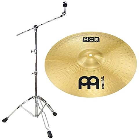 Meinl HCS 18 Crash-Ride + Galgen-Beckenständer Cover