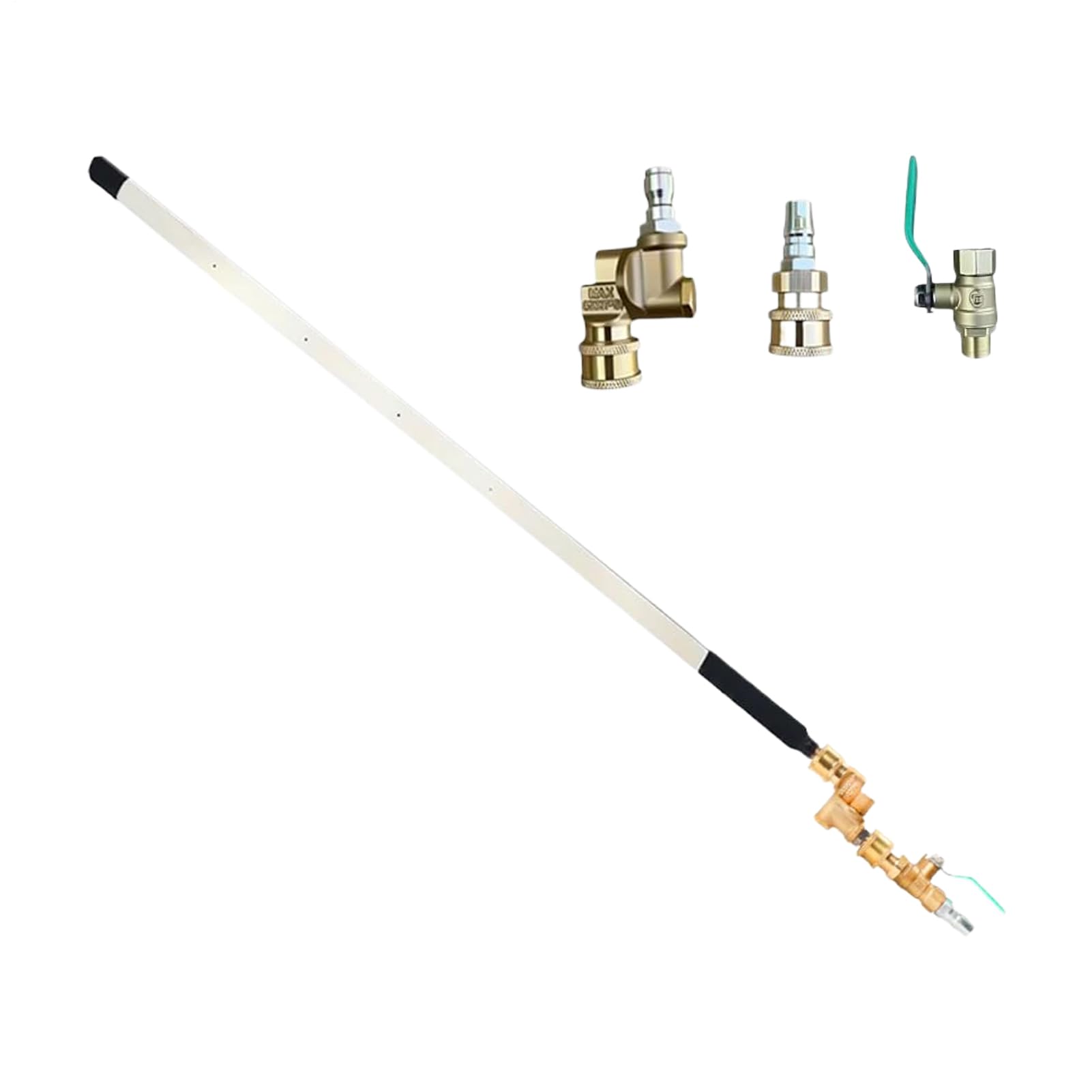 de Limpieza del radiador Coche | Radiador refrigerante Flush Duster | Radiadores Agua Air Presión presión Cepillo con 3 Conectores | Herramienta Lavadora presión Potencia del automóvil