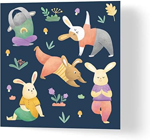 Namaste - Birthday Card - Made from Recycled Materials - Greeting Cards for Friends, Family, Loved Ones - Made by UK Independent Artists - Compostable Packaging