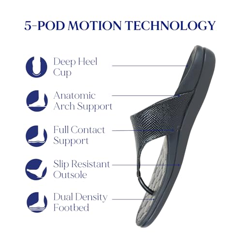 Image of SOULTOUCH Perry Slippers for Women, Comfortable Sandal with Arch Support, Acupressure Orthopedic Slippers for Womens Helps in Reduce Pressure on Feet