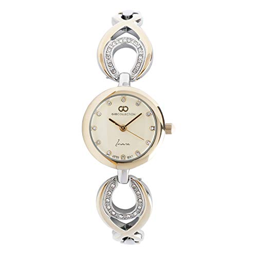 Image of Gio Collection Gold Dial Analogue Women's Watch-G2129