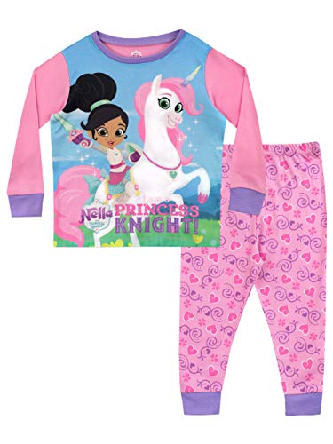 Nella the Princess Knight Girls' Trinket Pajamas Size 5 Multicolored
