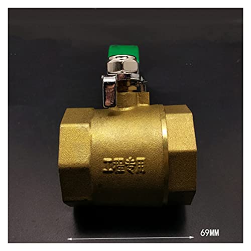 Válvula de bola DN32 para controlar el agua y gas de forma segura con rosca de 1-1/4 3