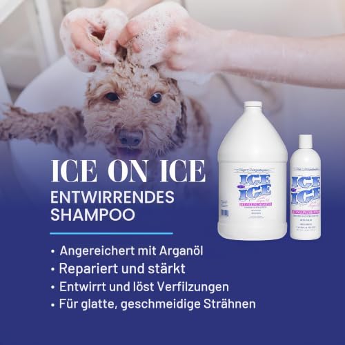 Chris Christensen Ice On Ice Shampoo - Tiefenreinigung und Glanz für das Haar | Professionelle Haarpflege, 473ml